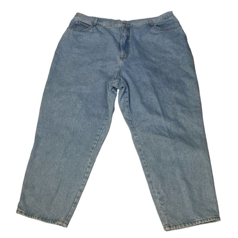 PS Gitano Mens Jeans Light Blue 40 26W Short Denim Straight Leg Cotton 5 Pocket